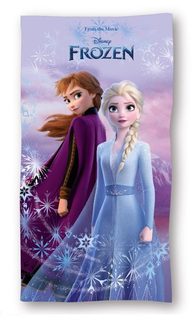FARO Osuška Ledové Království Anna a Elsa Bavlna - Froté, 70/140 cm