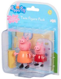 Prasátko Peppa Pig herní set 2 figurky s tématickým pozadím 3 druhy