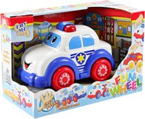 Auto policie CZ 2-Play Traffic kovové na volný chod na kartě