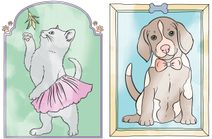 JIRI MODELS Maluj vodou A4 Štěňátka a koťátka omalovánky