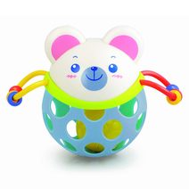 Volant modrý plast 20cm na baterie se zvukem v sáčku český design