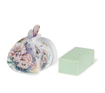 Přírodní mýdlo 50g s arganovým olejem - 50g, 8x8x6cm růžová