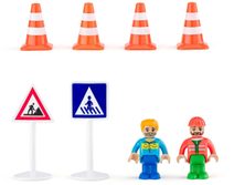 Baby puzzle s úchyty mláďata 4x2 dílky na desce pro miminko