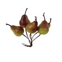 Dekorace hruška, 6 ks X7534