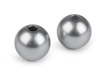 Plastové voskové korále Ø30 mm 2 kusy