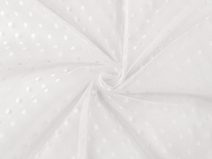 Tyl jemně pružný s puntíky