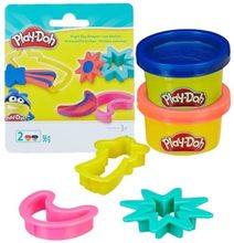 HASBRO PLAY-DOH Modelína set 2 kelímky + 3 vykrajovátka 4 druhy