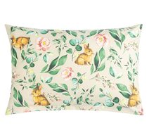 Povláček bavlna - povláček 40x60cm na zip ( pouze povlak ) zajíček v lupení
