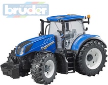 03120 Traktor New Holland T7.315 modrý model 1:16 plast