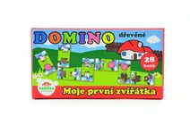 Puzzle/Vkládačka deskové Krtek dřevo 30x22,5cm ve fólii 18m+