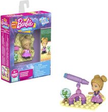 MATTEL Mega Construx stavebnice mikro panenka Barbie s doplňky 6 druhů