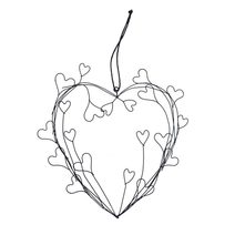 Srdce k zavěšení K3224 - 22 × 22 x 0,2 cm