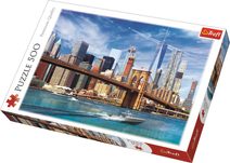 PUZZLE Foto pohled na New York skládačka 48x34cm 500 dílků