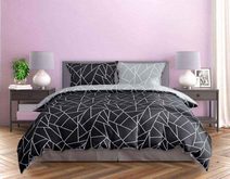 FARO Povlečení bavlněný satén Milagro Verde 07 Geometrie Bavlna - Satén, 140/200, 70/90 cm