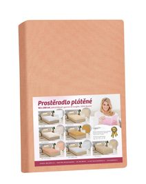 Prostěradlo plátěné Meruňková 172/207