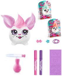 EP Line Airbrush Hairiffic Mini kreativní set plyšák k vybarvení 3 druhy