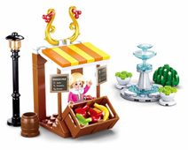 SLUBAN Mini Handcraft Studentský pokoj 216 dílků + 1 figurka STAVEBNICE