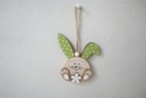 Velikonoční zajíček k zavěšení, 2 ks D7649-15 - 8,5x11x1