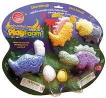 Modelína pěnová kuličková PlayFoam dino kámoši 8 barev v balení