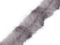 Všívací oděvní / dekorační kožešina kulatá zvířecí vzor šíře 4,5 cm METRÁŽ