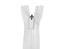 Spirálový zip skrytý No 3 délka 25 cm na outdoorové oděvy a doplňky, semi-autolock