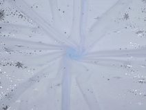 Tyl oděvní / dekorační se vzorem po obou stranách METRÁŽ