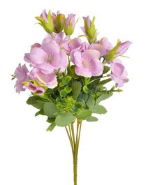 Umělá Jícnovka buket - fialovo-růžová