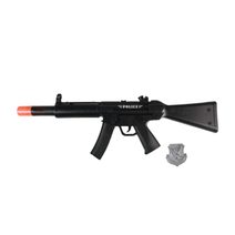 Samopal army plastový dětská zbraň na setrvačník na natažení na kartě