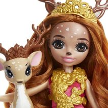 Enchantimals Royal set panenka 20cm + zvířátko 3 druhy plast