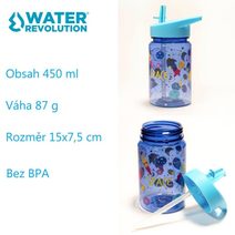 ALU láhev Ledové Království 2 Anna a Elsa Hliník, Plast, 500 ml