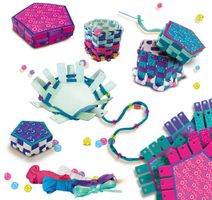 SES CREATIVE Výroba proplétaných krabiček kreativní set v krabici