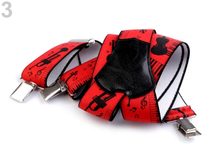 Šle pánské hudební široké 4 cm délka 120 cm