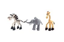 Zvířátka veselá safari ZOO plast 9-10cm 6 kusů