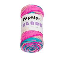 Příze PAPATYA BLOOM Růžová,Modrá,Tyrkysová 09 100g / 335 m