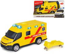 DICKIE Auto ambulance Iveco záchranná služba na baterie Světlo Zvuk CZ