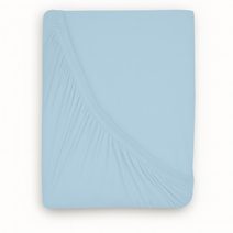 Jersey prostěradlo s lycrou 140x200cm světle modré