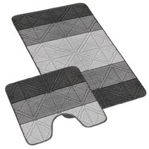 SADA BANY 60x100 + 60x50 cm - s výkrojem Šedá 810/006