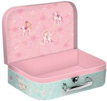 Kufřík dětský školní Jednorožec růžový 25x20x9cm karton