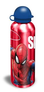 ALU láhev Spiderman červená Hliník, Plast, 500 ml