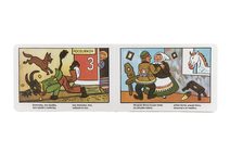 Knížka leporelo Drzá opička CZ text 20x14cm