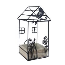 Dekorace domeček k osázení K3901 - 16 x 16 x 34 cm