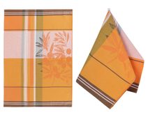 Kuchyňská utěrka 1 ks Oranžová,Hnědá 175B