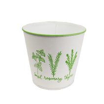 Plechový květináč K2904/1 - dia13 x12 cm