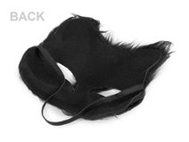 Karnevalová maska - škraboška chlupatá kočka