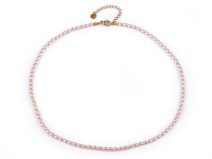 Perlový náhrdelník z korálků ve tvaru rýže