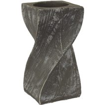 Dřevěný svícen velký D0140/V - 5 x 5 x 10 cm