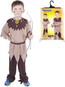 Šaty INDIÁN vel.S (110-116 cm) 4-6 let KOSTÝM