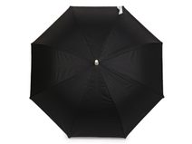 Dámský vystřelovací deštník béžový lem