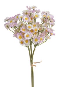 Heřmánek svazek 3 ks – bílá/růžová, 35 cm