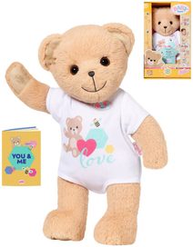 Baby Born plyšový medvídek (obleček + doplňky pro panenku)